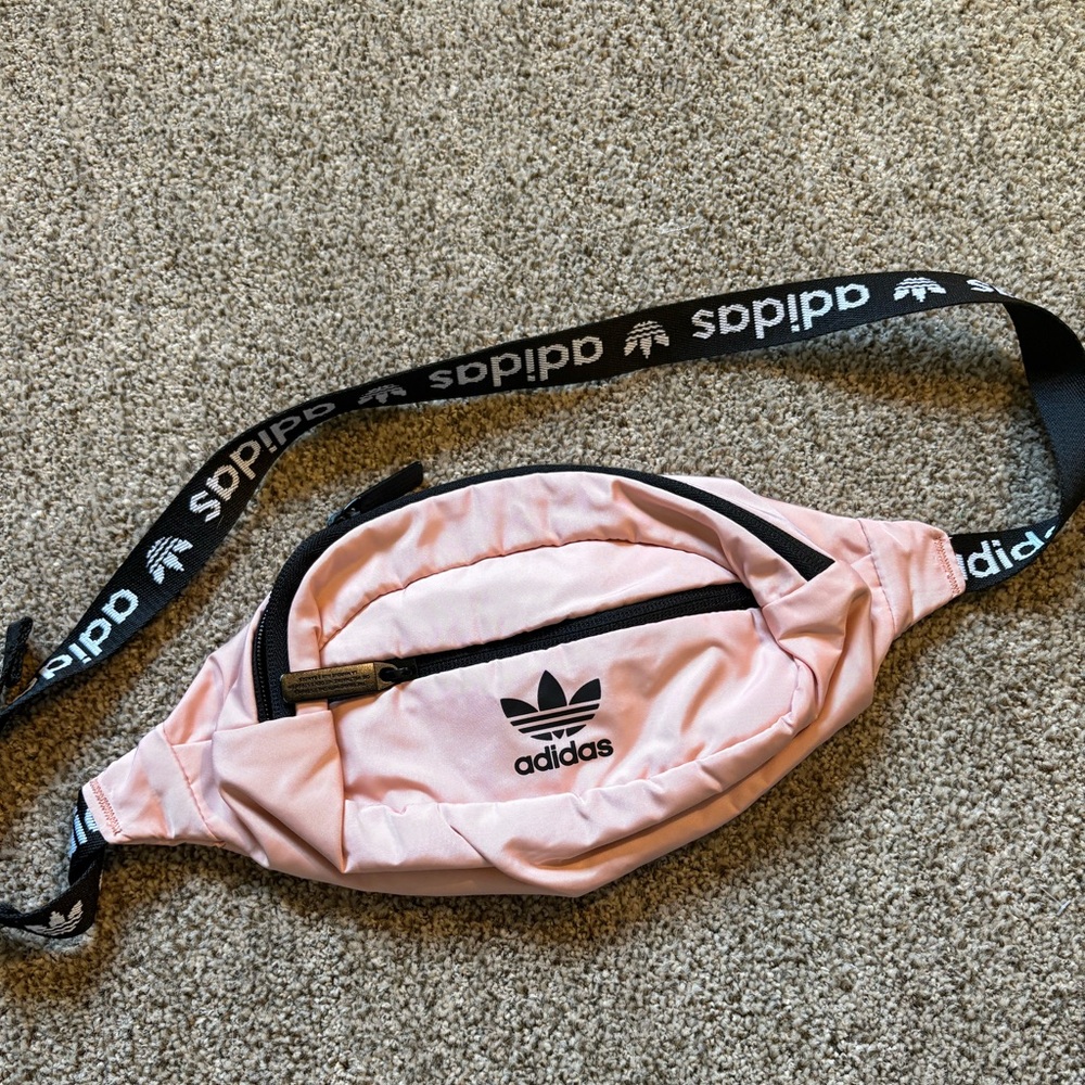 Adidas Originals National Waist Pack with black strap branding.